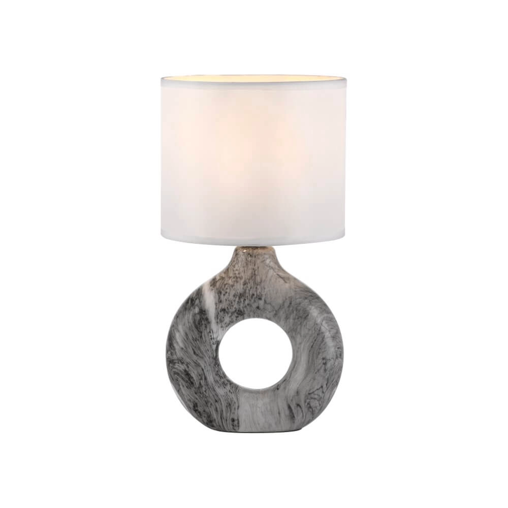 Lampe de table Carara gris Just Light 4043689004835