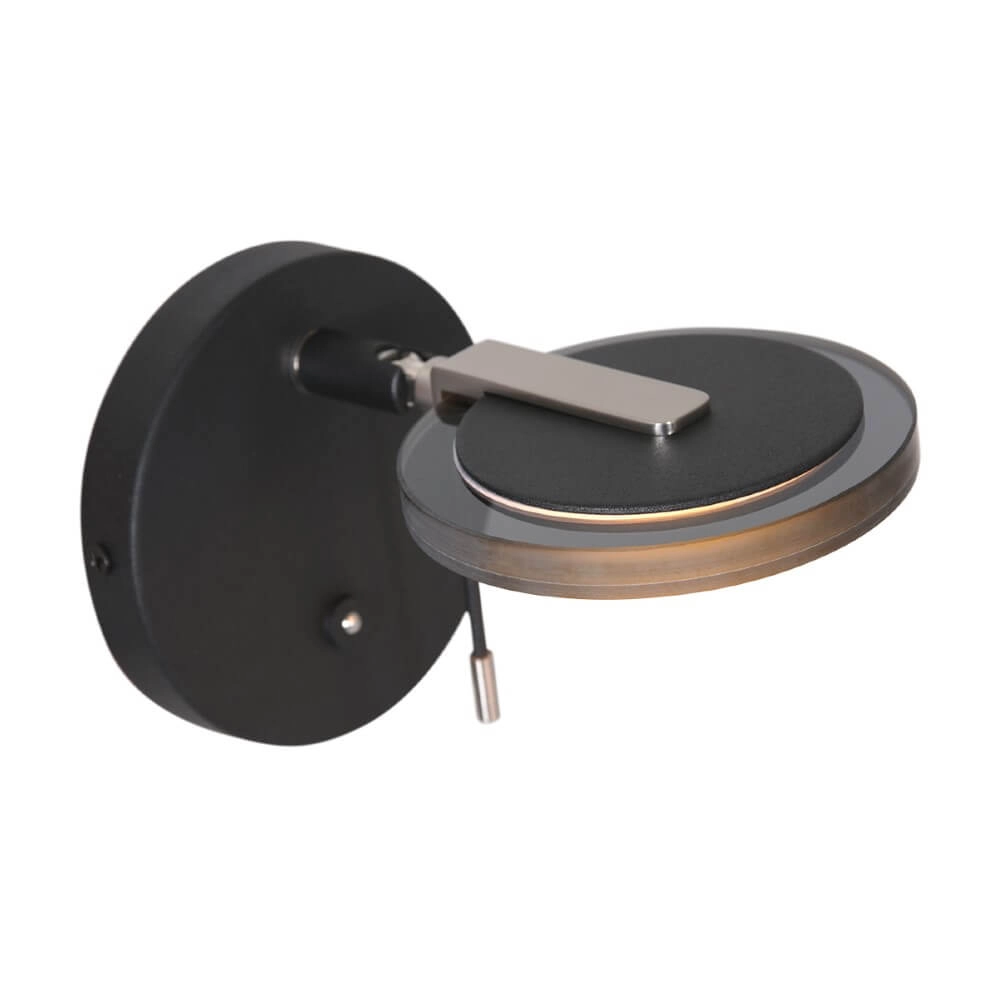 Lampe de lecture murale Turound noir