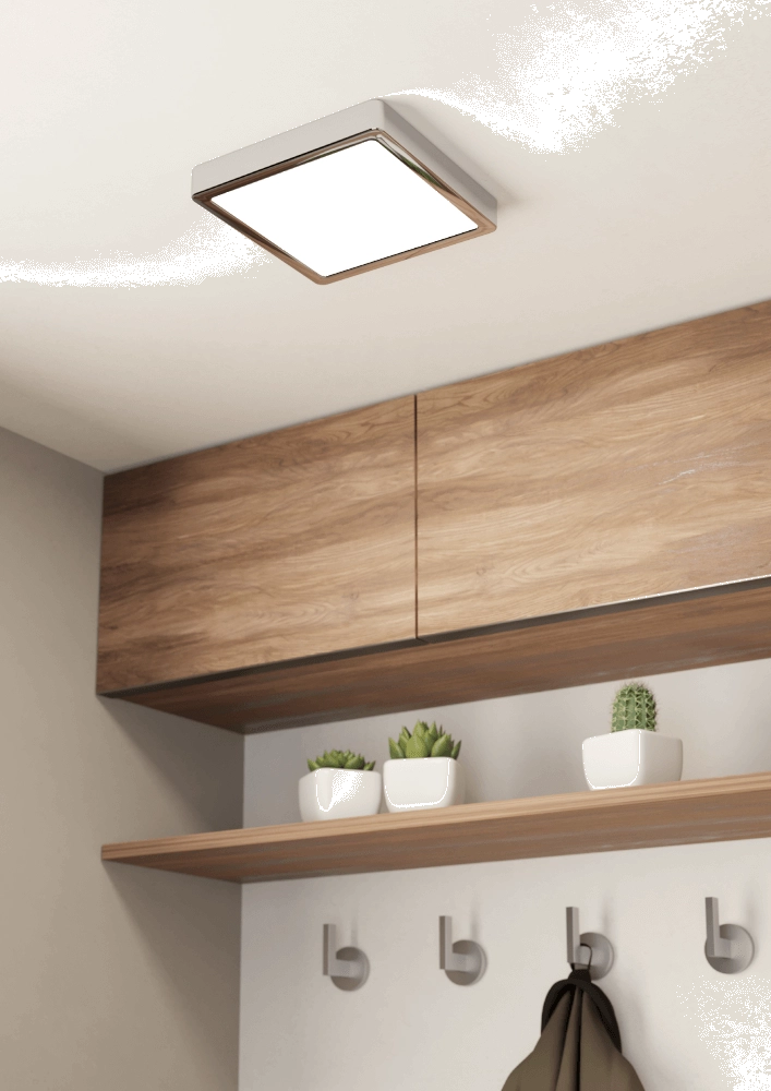 Lampe de salle de bain Fueva 5 IP44 - Chromé - 21cm Eglo 9008606245338