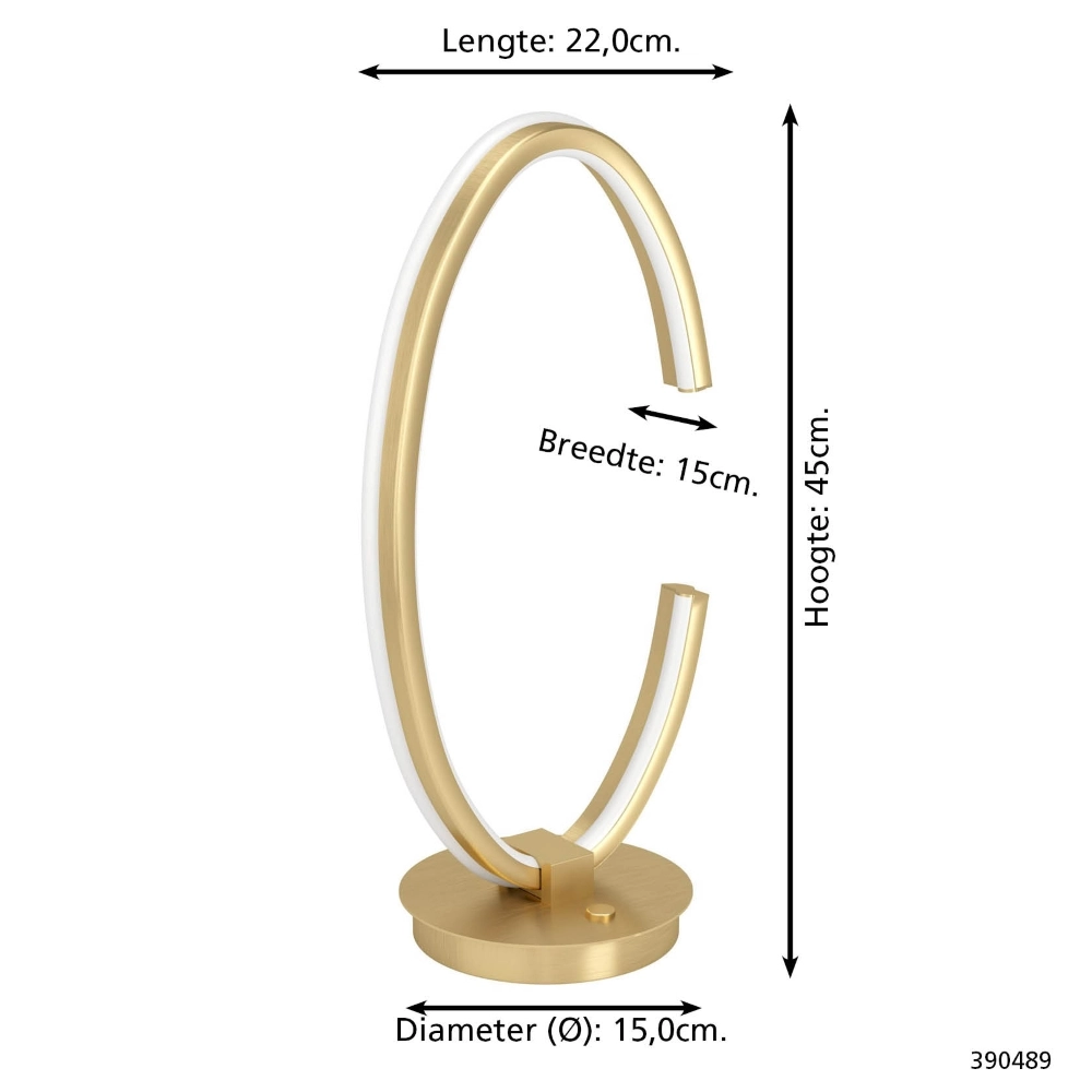 Design table lamp Bogado gold with CCT Stars of Light 9008606357925
