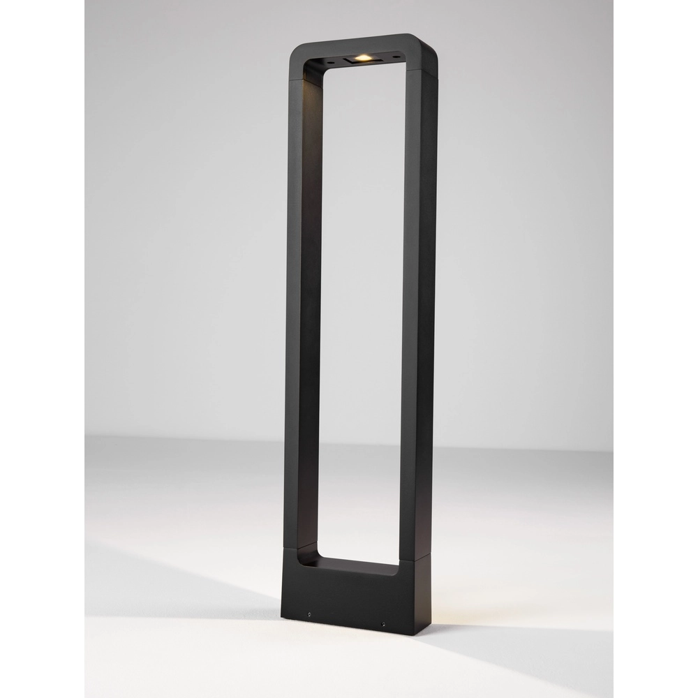 Lampe de jardin design Minimal noir 65cm