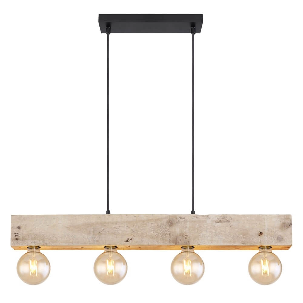 Lampe suspendue en bois Adalie Globo 9007371411818
