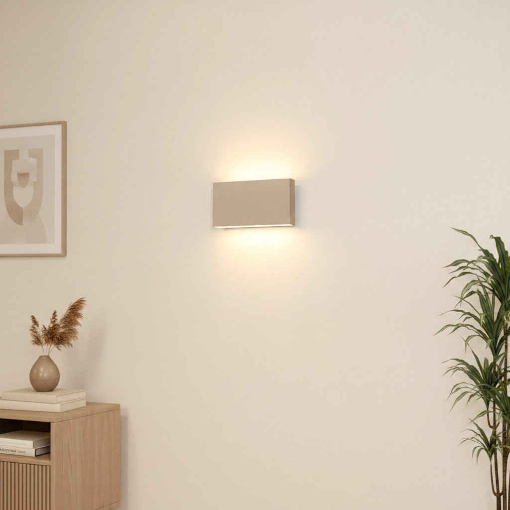 Lampe murale en sable Box2 Haut et bas