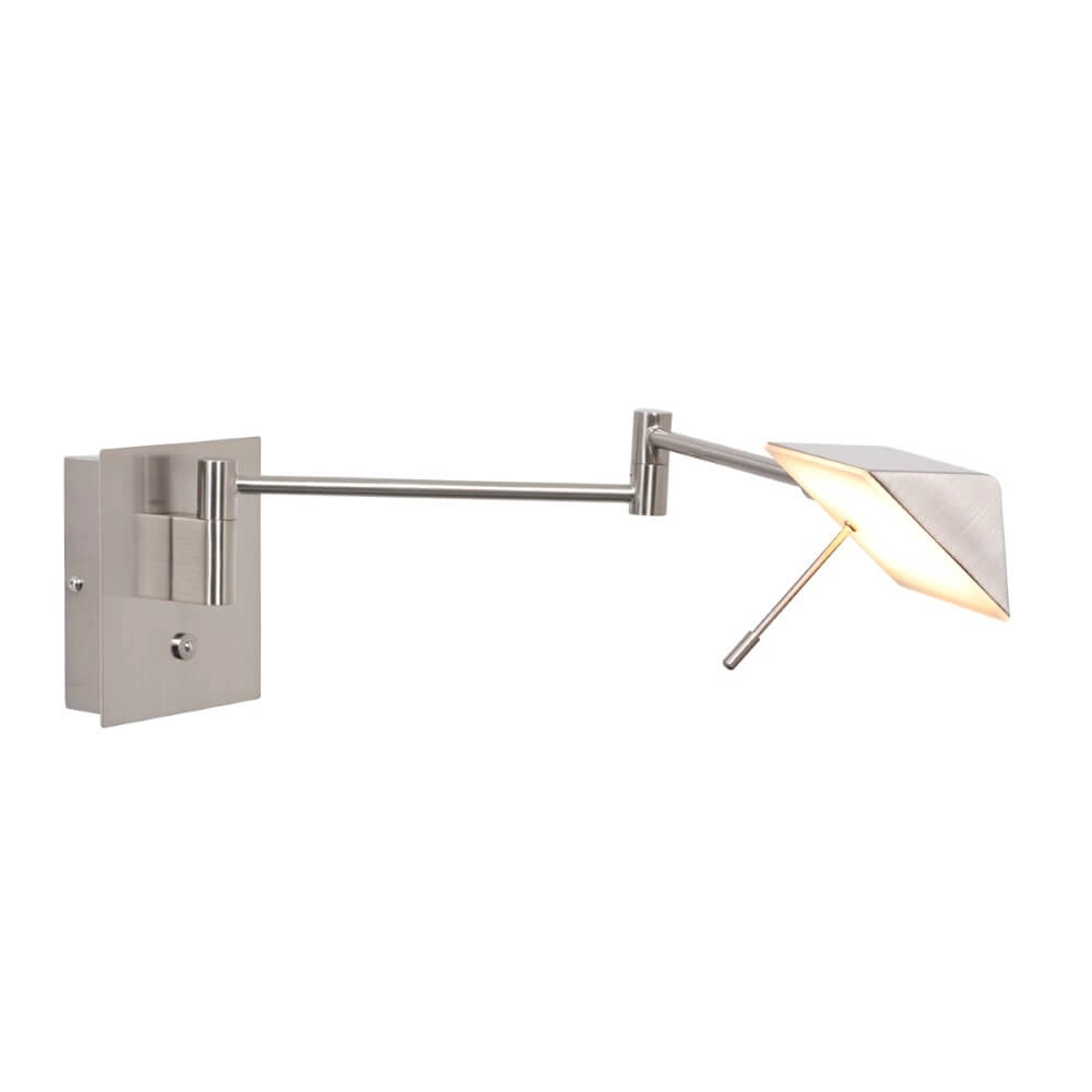 Lampe de lecture murale en acier inoxydable Retina Steinhauer 8712746166033