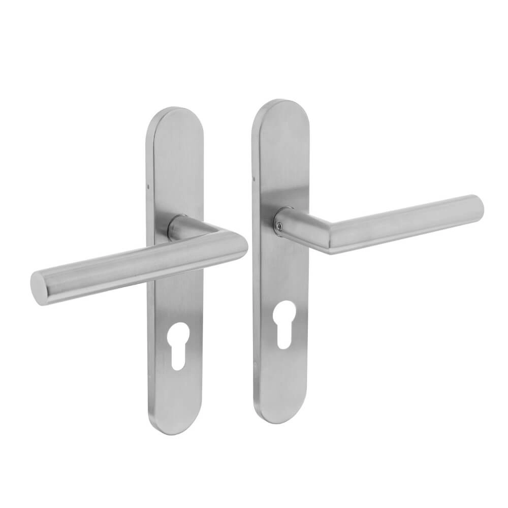 Poignée de porte étanche Hoek 90 PC 72mm acier inoxydable
