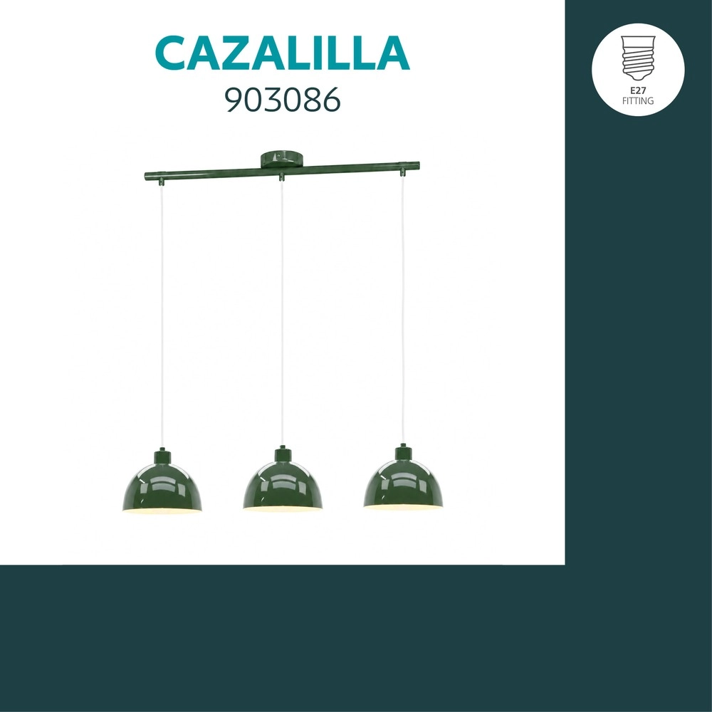 Lampe suspendue Cazalilla Vert Eglo 9008606405657
