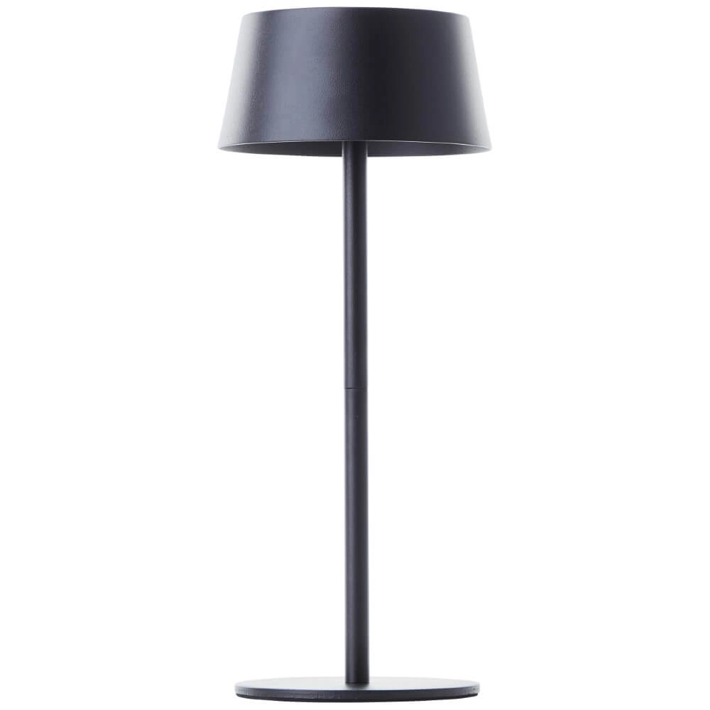 Lampe de table design noire Picco sur la batterie Brilliant 4004353437717