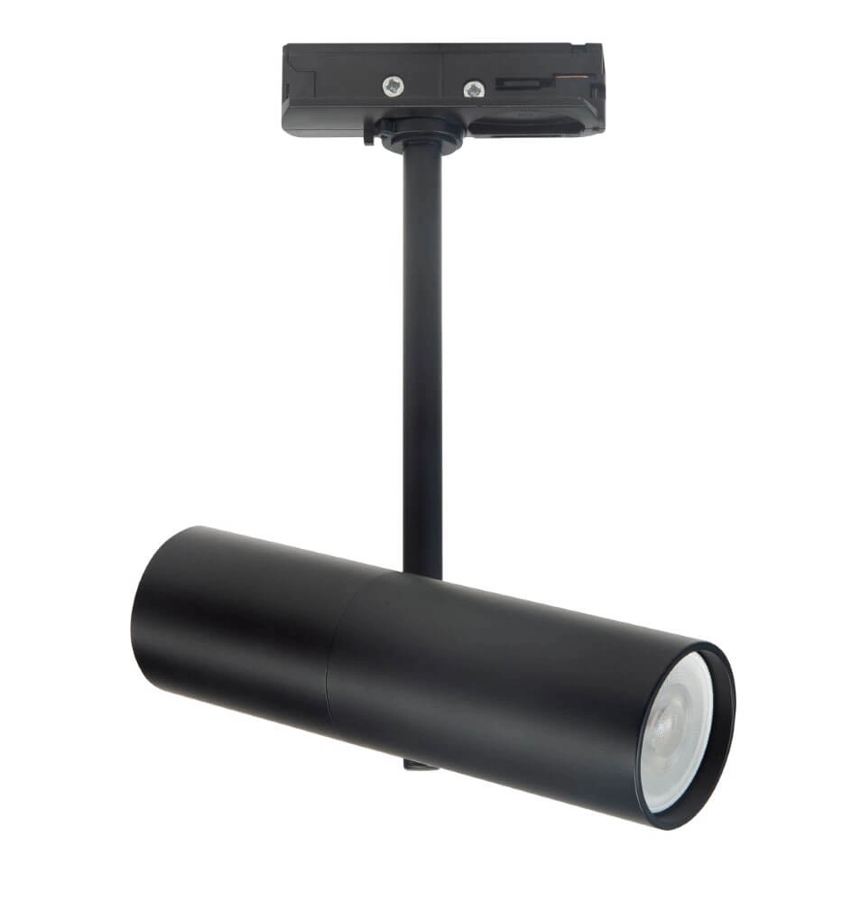 Spot de piste noir monophasé Trend Mini GU10