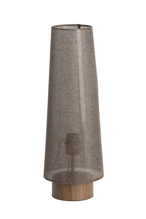 Lampe de table marron Howie bois Ø 19cm Light & Living 8717807759445