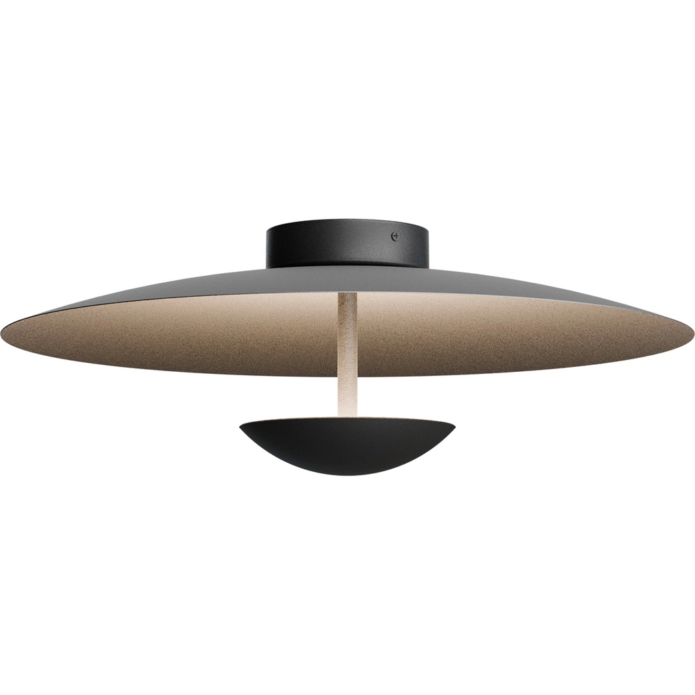 Lampe de plafond 16 cm Scala Ø 45cm noir