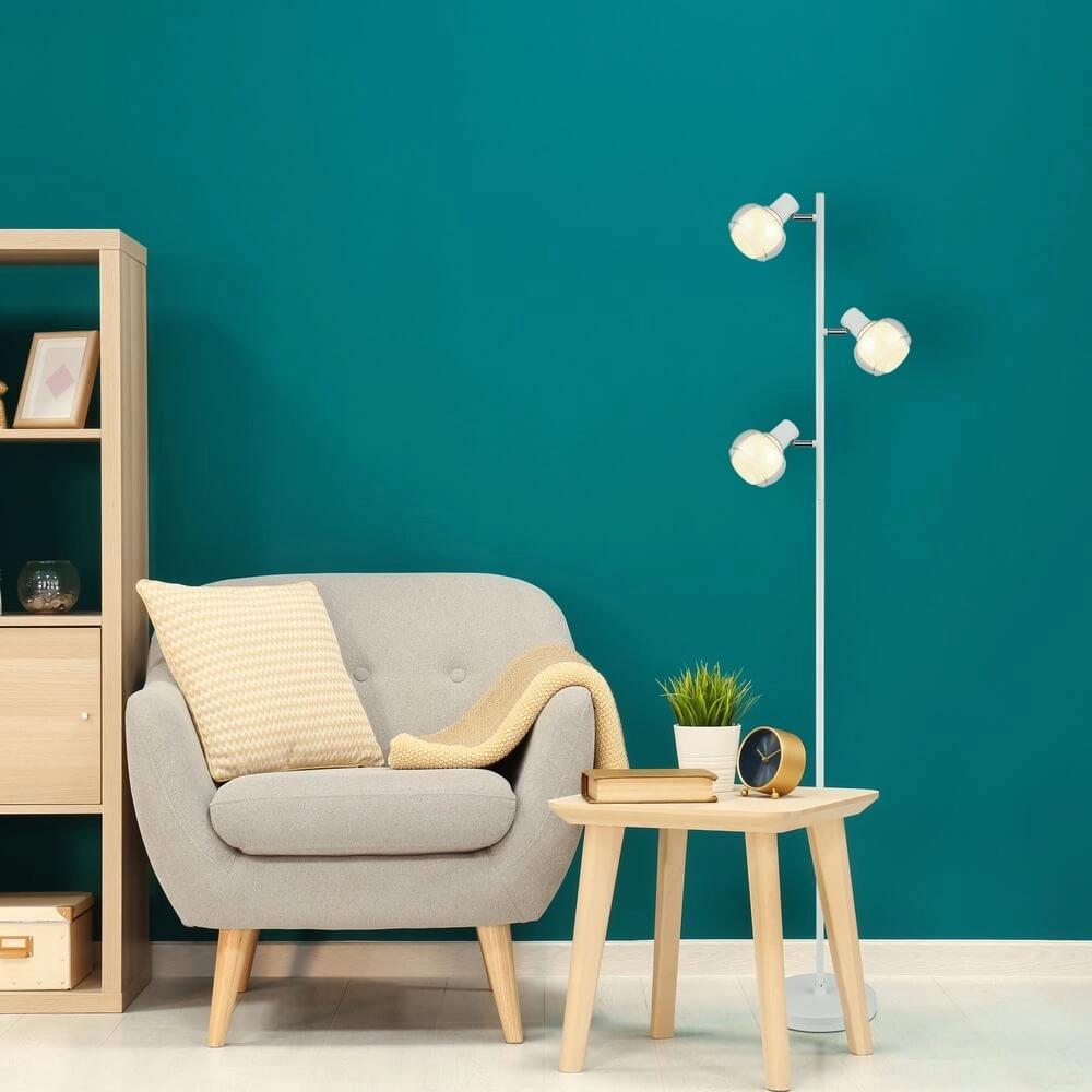 Lampadaire blanc Tokki 3 lumières Globo 9007371455041