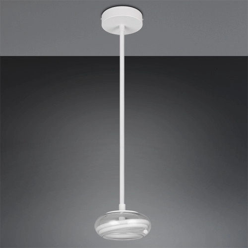 Lampe pendante de conception Tarsia blanc Ø 21,5 cm Trio 4017807683349