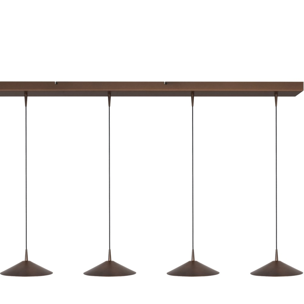 Lampe suspendue à 5 lumières Ceppo Brun cacao Ø 22cm Masterlight 8718121358512