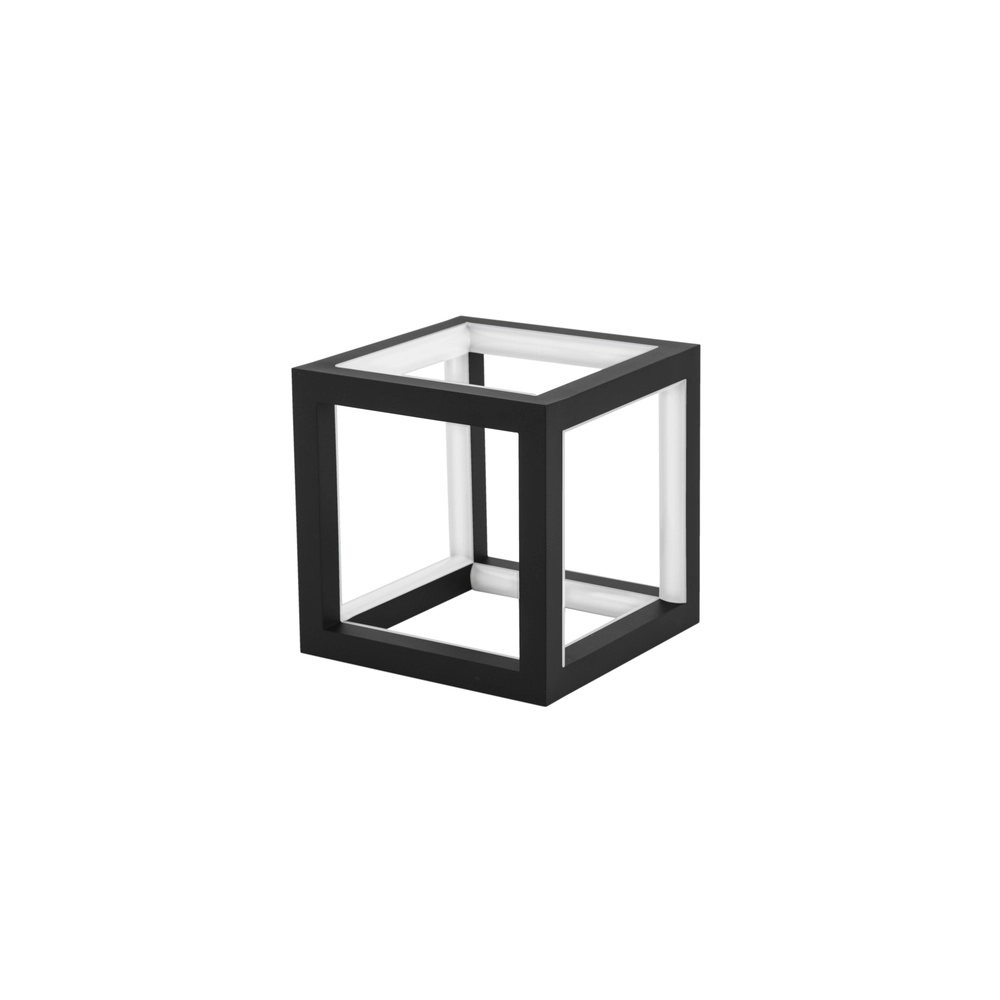 Lampe de table carrée Gabbia noir Lyora 5212017428943