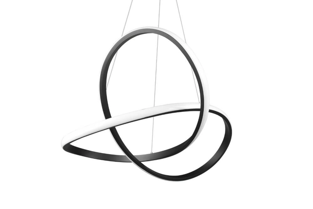 Suspension LED Course noir Trio 4017807521542