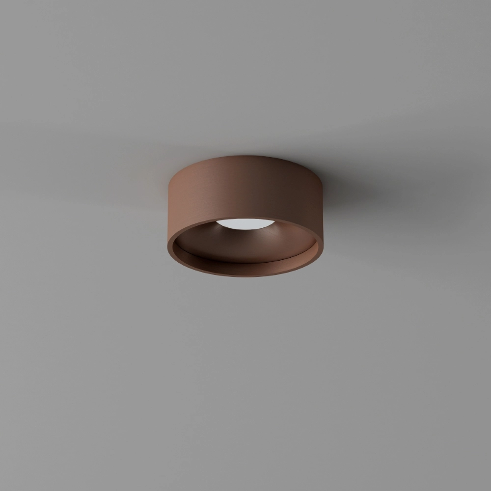 Éclairage de plafond de salle de bain Oran Ø 12cm - Bronze brossé Artdelight 8720701103870