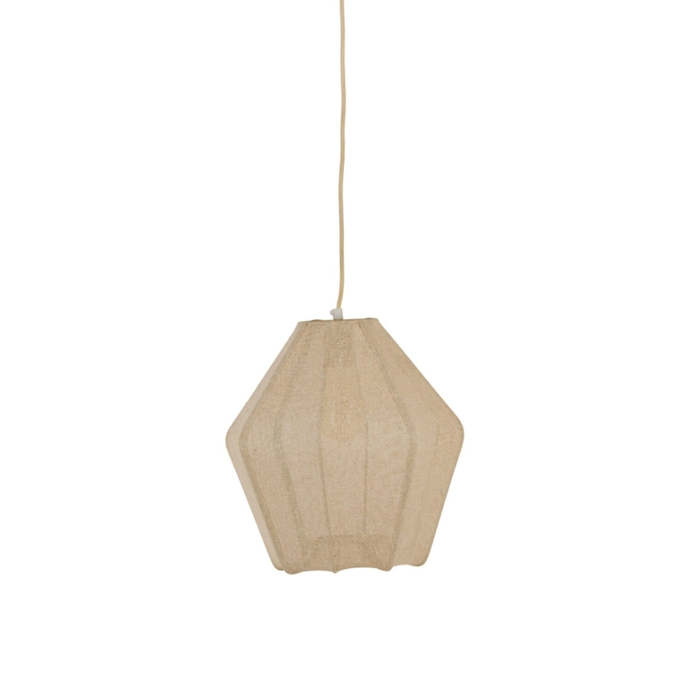 Lampe suspendue Tambisan brun Ø 34cm