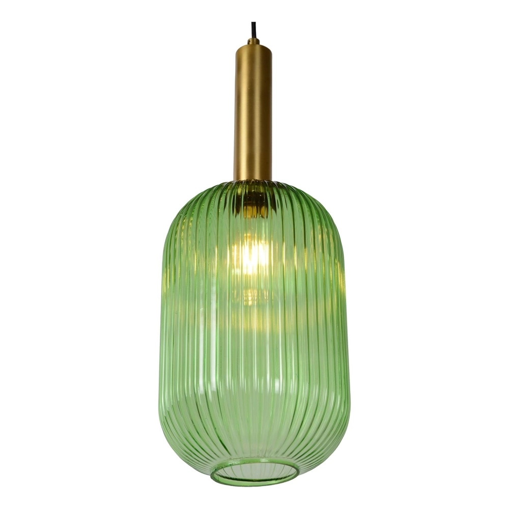 Lampe suspendue Maloto Ø 20cm vert Lucide 5411212451170