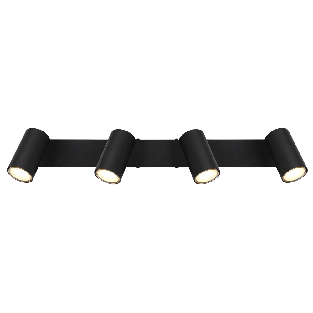 Lampe de plafond à 4 lumières Robby Noir Globo 9007371436538