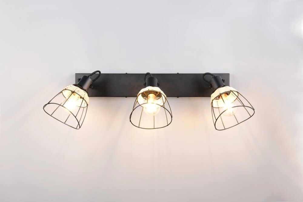 Plafonnier noir Jerome Design 4-lumière Trio 4017807637717