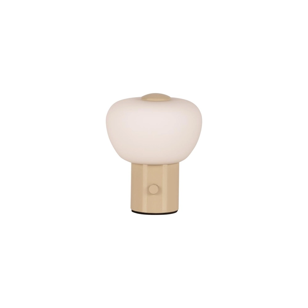 Lampe de table rechargeable Gustav brun sable