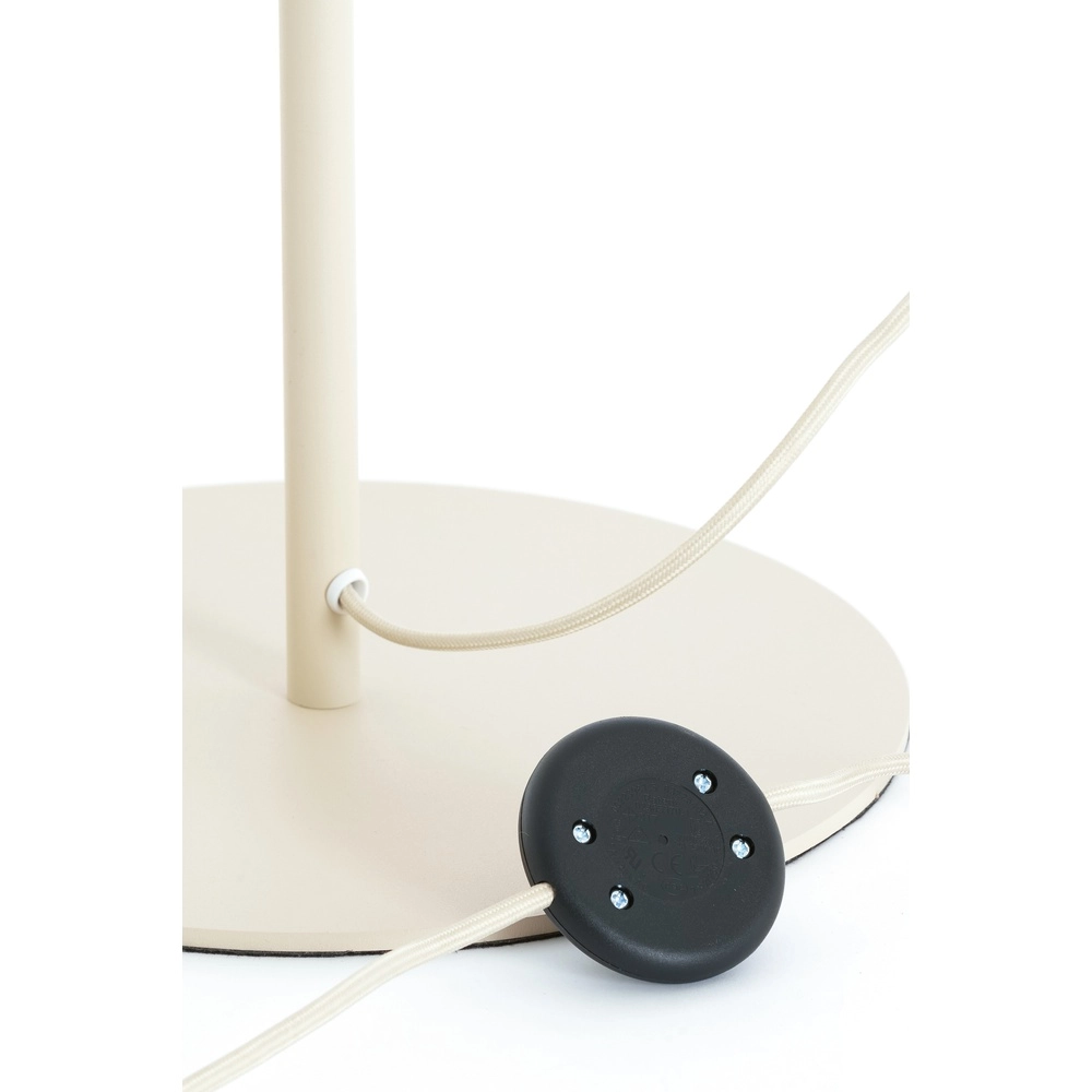 Lampe sur pied Japandi Solune avec une ombre de Ø 35 cm Light & Living 8717807831882