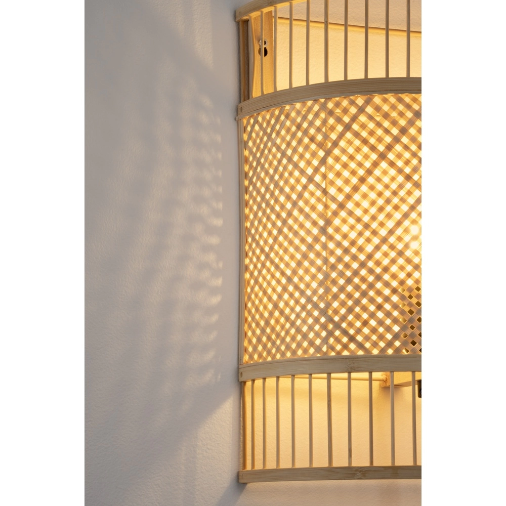 Applique murale en bambou Pale avec câble Lyora 5212017465580