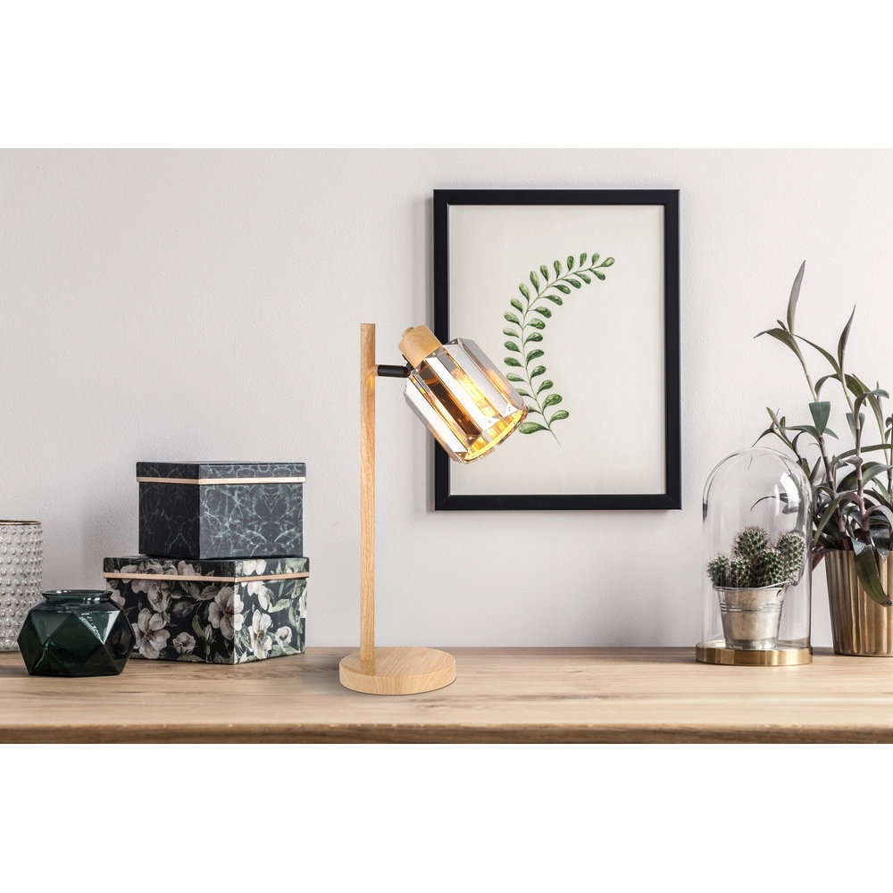 Lampe de table Run bois Globo 9007371510979
