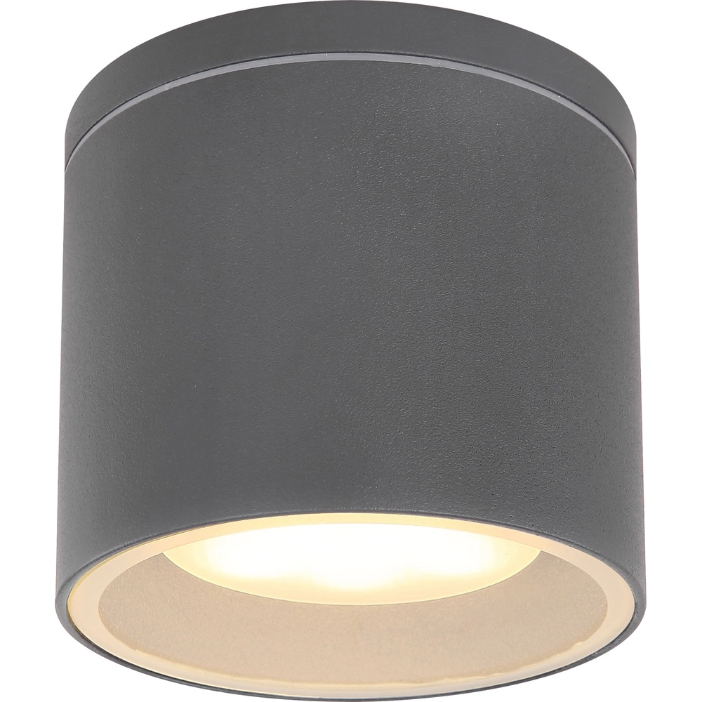 Projecteur de plafond élégant Alcala anthracite