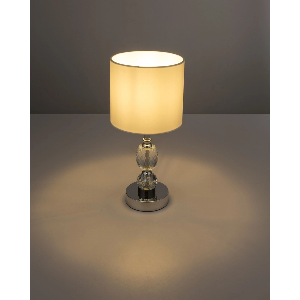 Lampe de table classique Bronn Chrome 34cm Globo 9007371379361