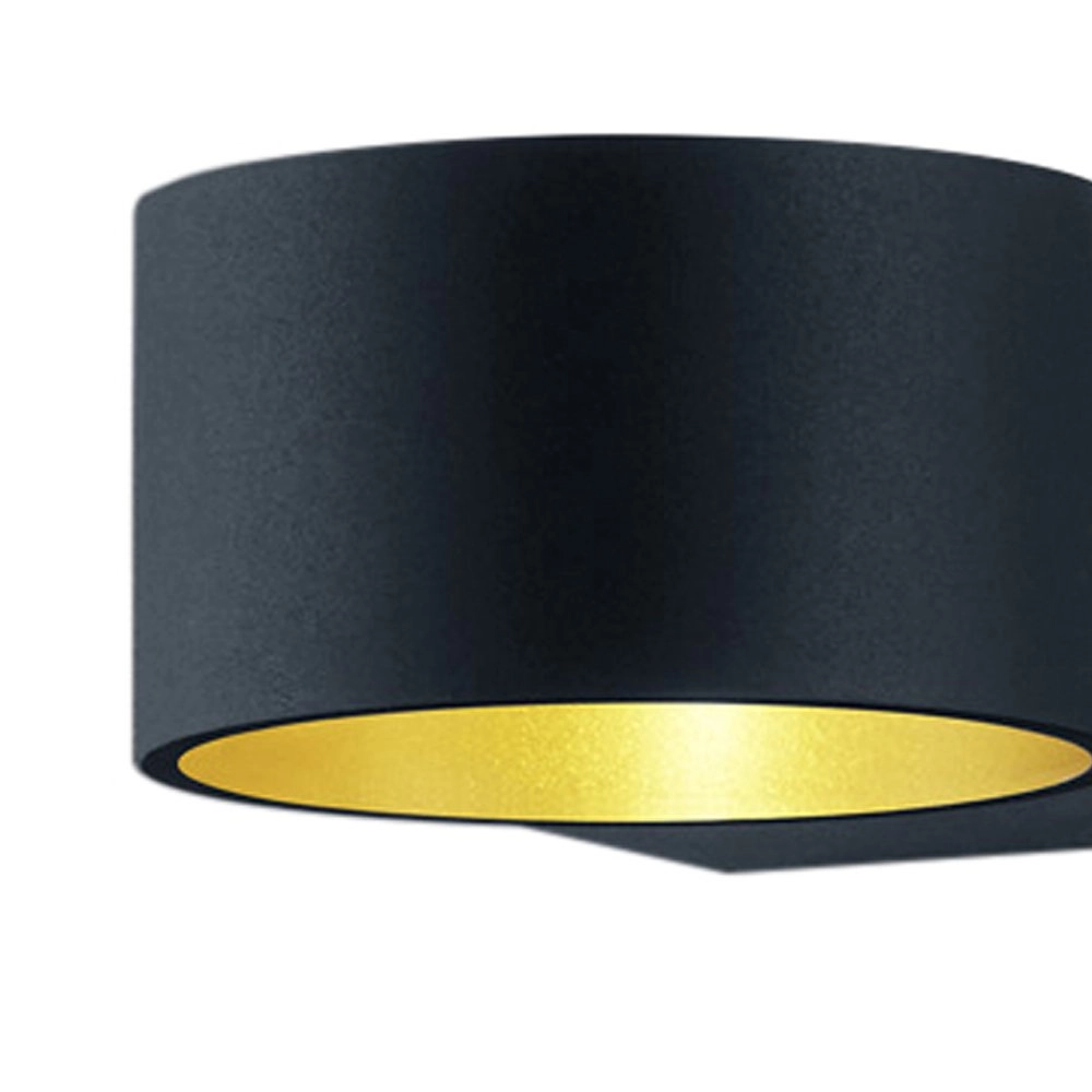 Applique murale LED Lacapo noir Trio 4017807306309