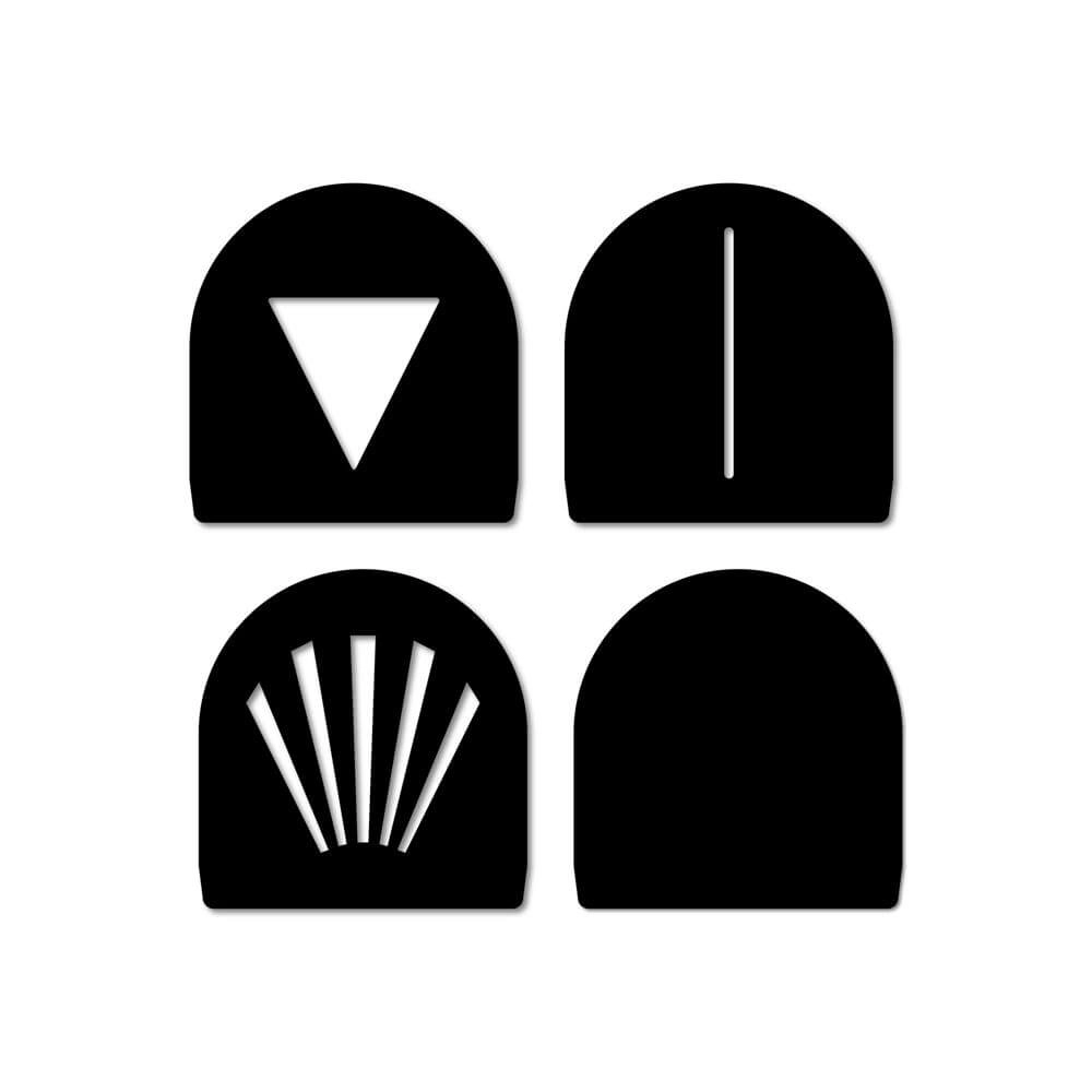 Spot monté en surface Canto Noir de haut en bas Nordlux 5704924016493