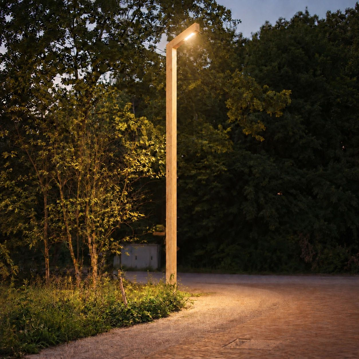 Lampadaire en bois Strato Chêne - 4M - PH07 - 3000K
