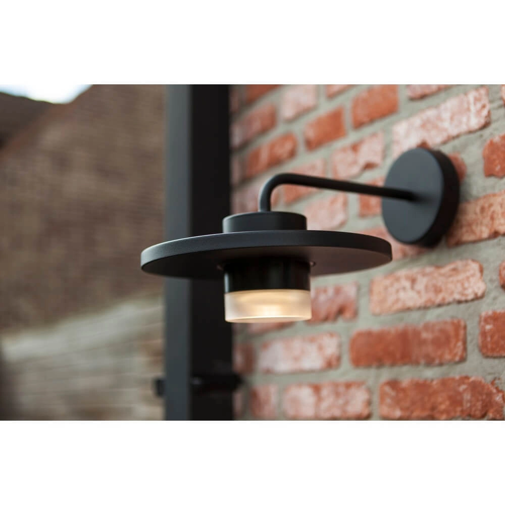 Lampe d’écurie à led Plato noir Lutec 6939412016344