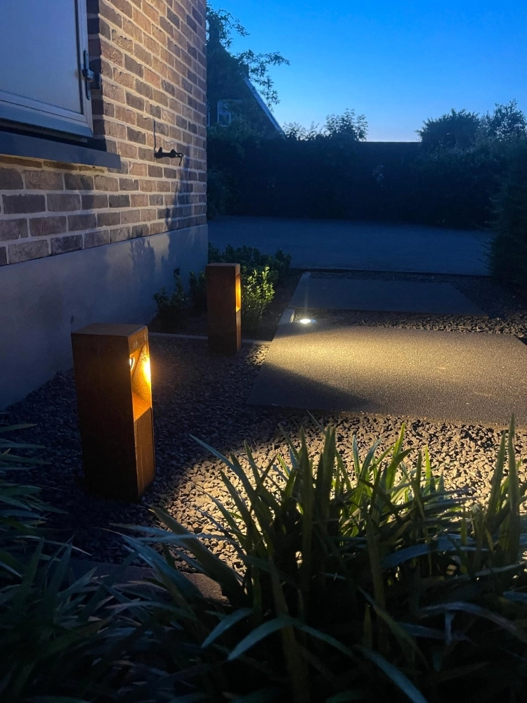 Éclairage de chemin Gis 35 cm Corten LightLux 6150817716770