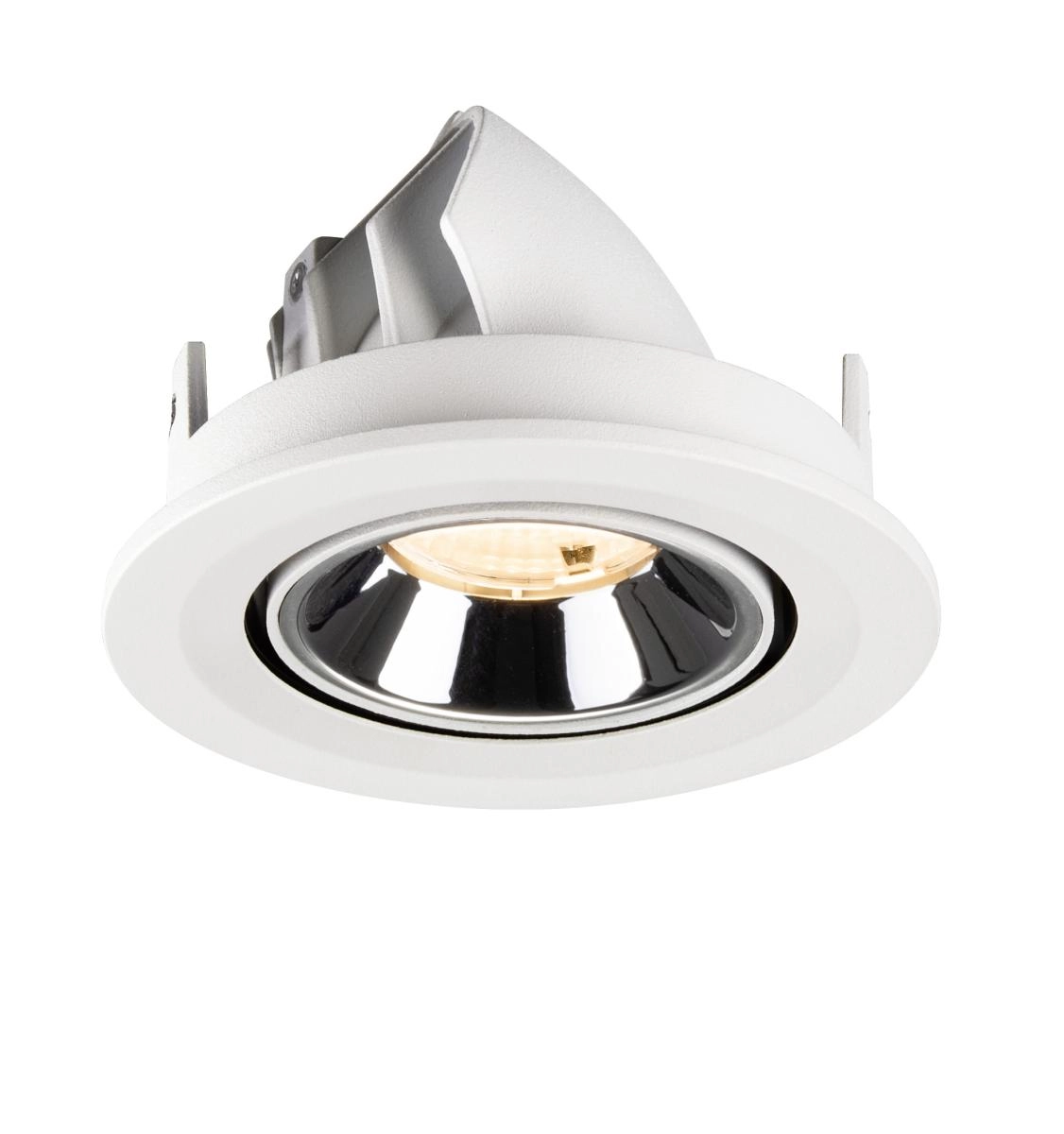 Spot encastré Numinos Gimble S Blanc/Chrome 2700K - 55 deg SLV 4024163313582