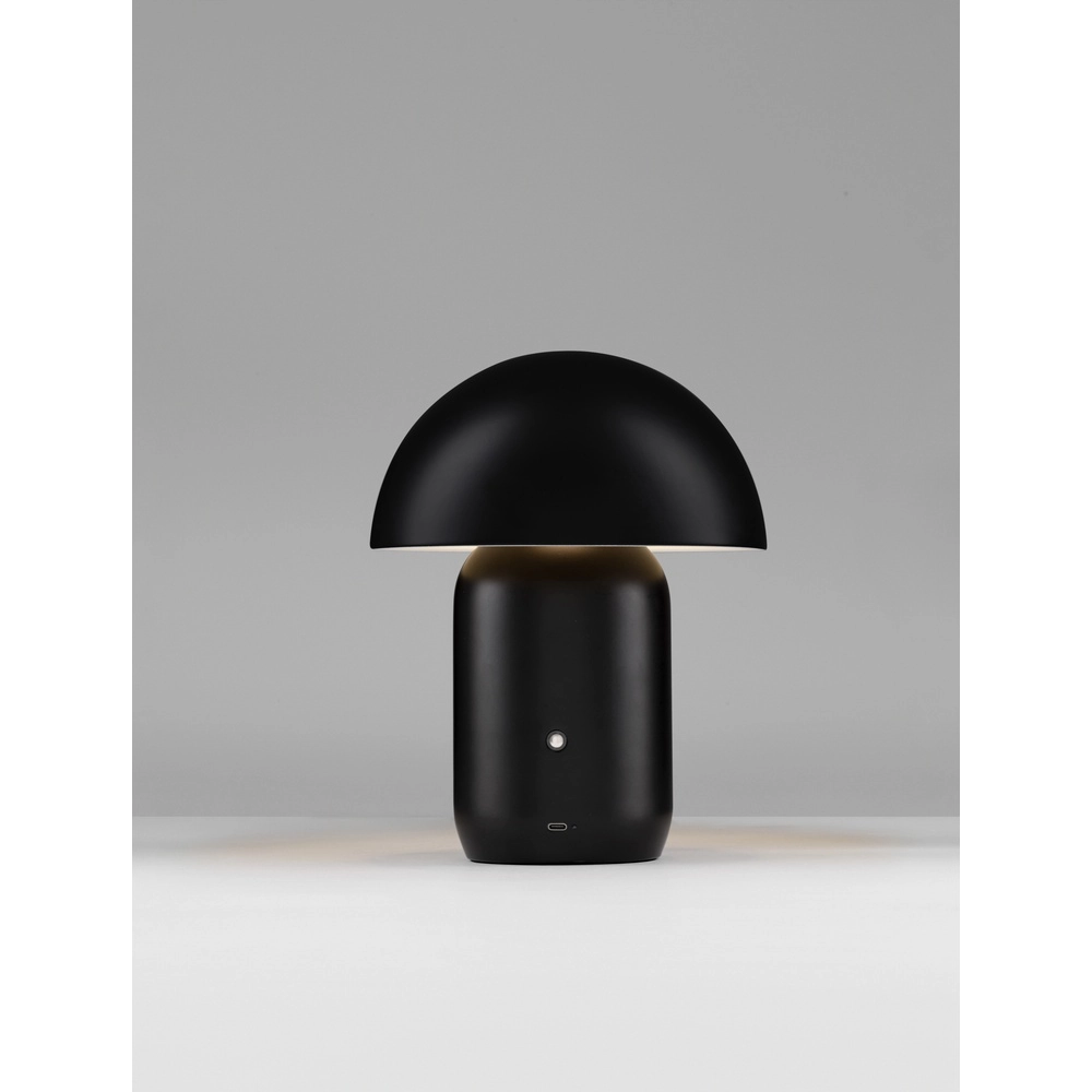 Lampe de table design Pois Noir rechargeable Lampe de table design Pois Noir rechargeable