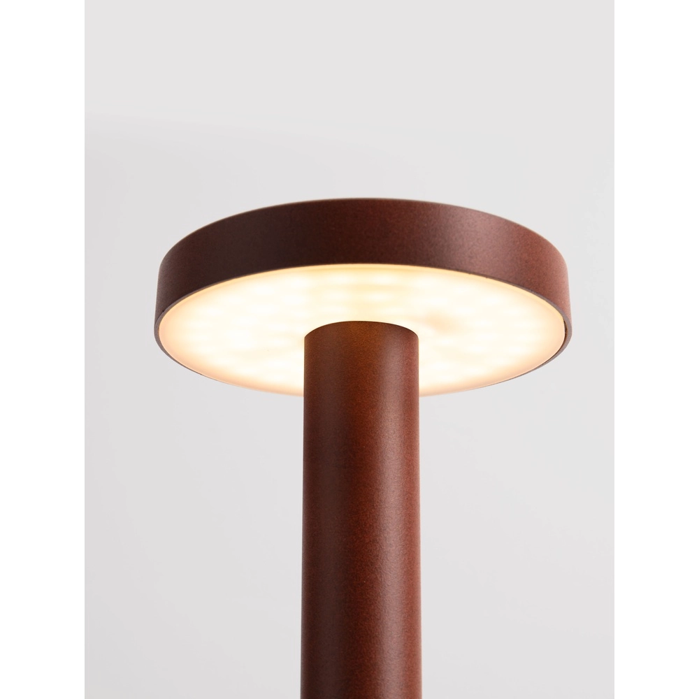Lampe de jardin Mood 20cm brun rouille Lyora 5212017456335