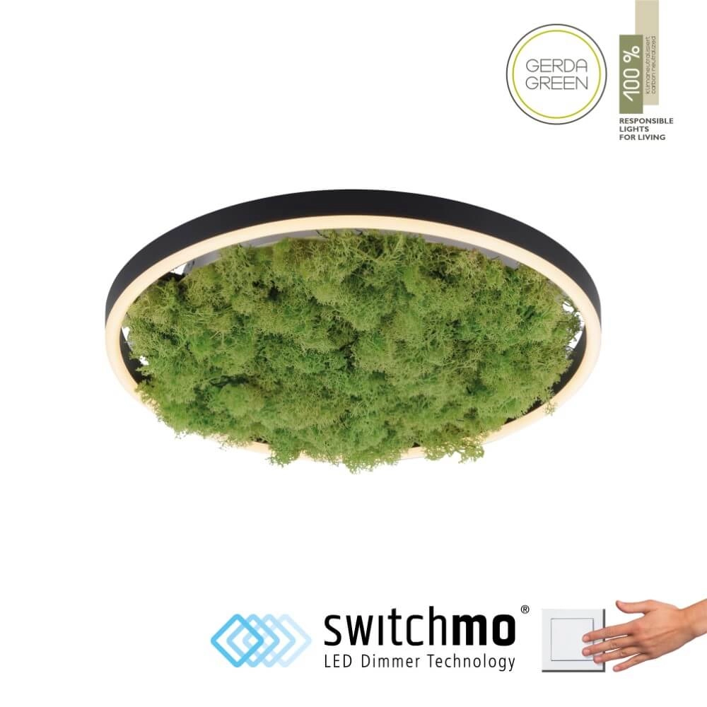 Plafonnier Green Ritus avec mousse Ø 39,3cm Just Light 4043689994792