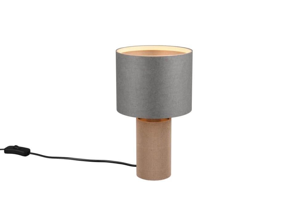 Lampe de table en bambou Canio Ø 16 cm Trio 4017807617221