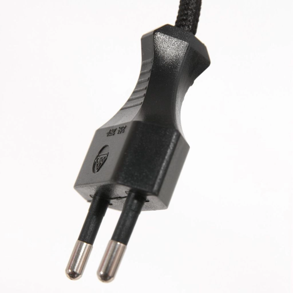 Lampe sur pied noire Stang avec un chapeau en liège Ø30cm Steinhauer 8712746180619