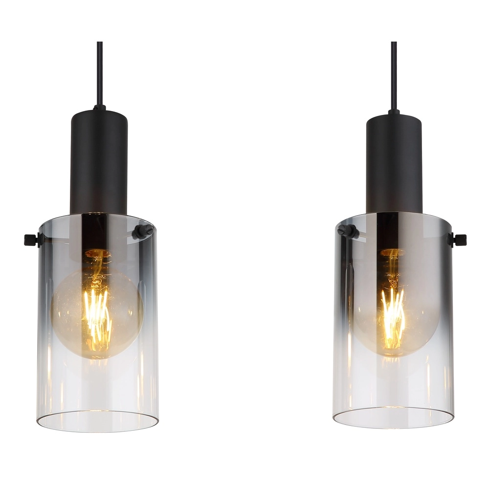 Lampe pendante à 3 lampes Florentina Design noir Globo 9007371452149