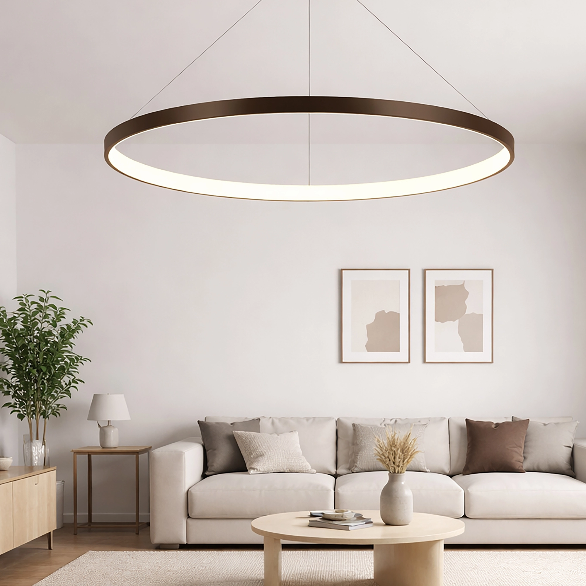 Lampe pendante de conception Orbit bronze Lyora 5053423316093