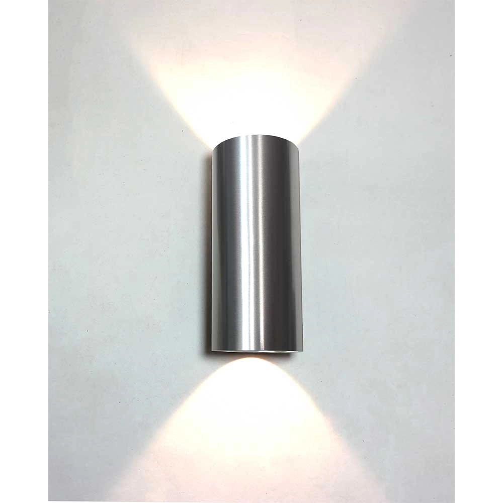 Spot mural en acier inoxydable Brody 2 lumières