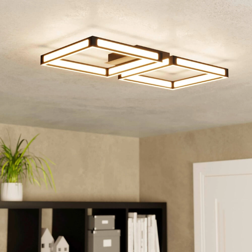 Plafonnier LED Altaflor noir Eglo 9002759997885