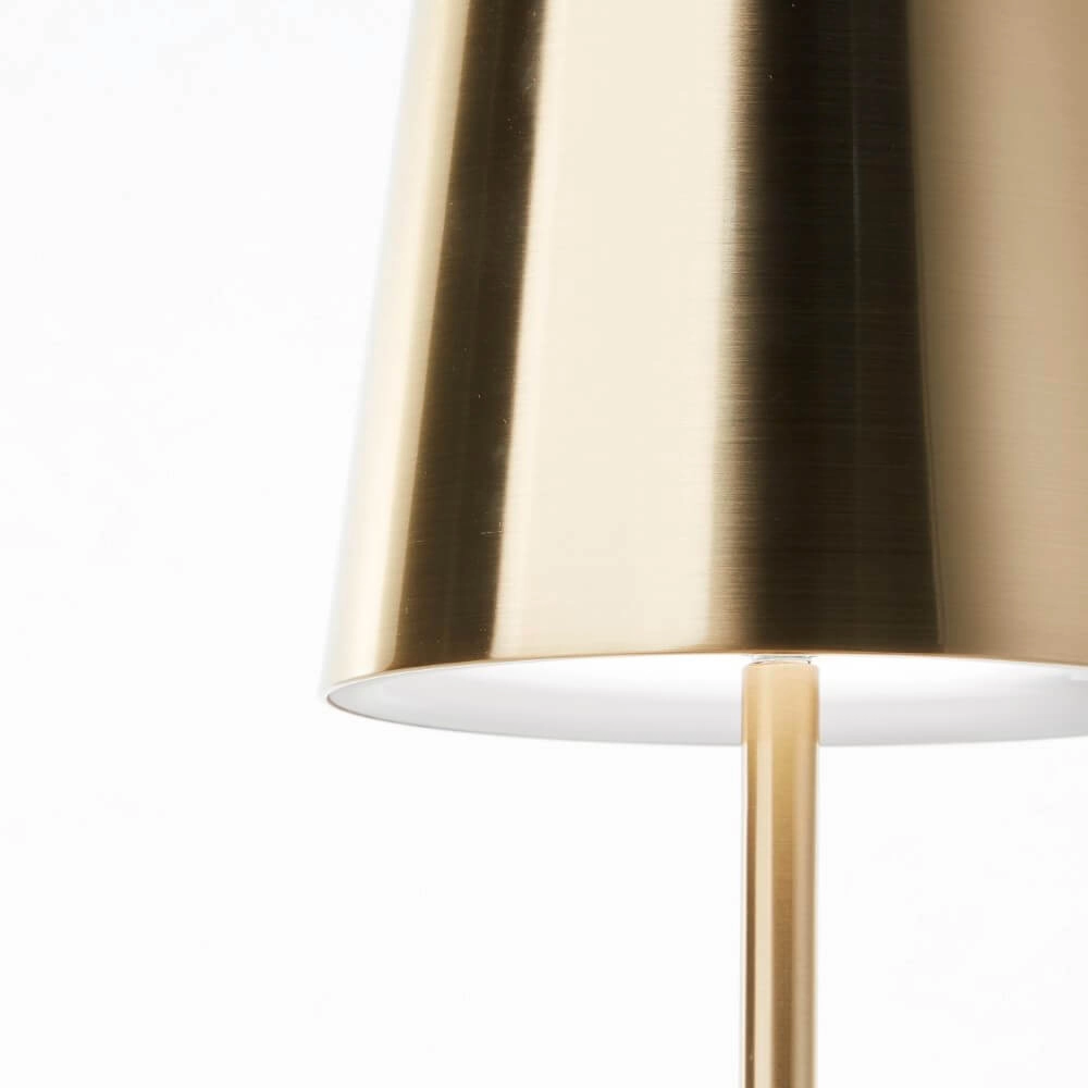 Lampe de table rechargeable Xaana noir Brilliant 4004353441455