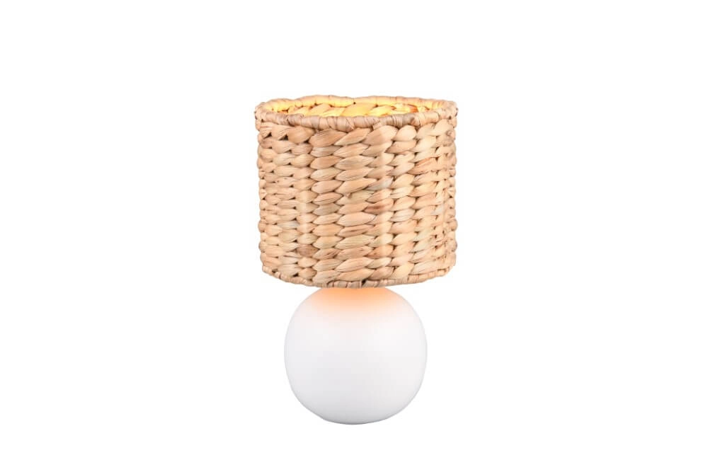 Lampe de table Vina Ø 18cm - avec capuche en corde Trio 4017807614701