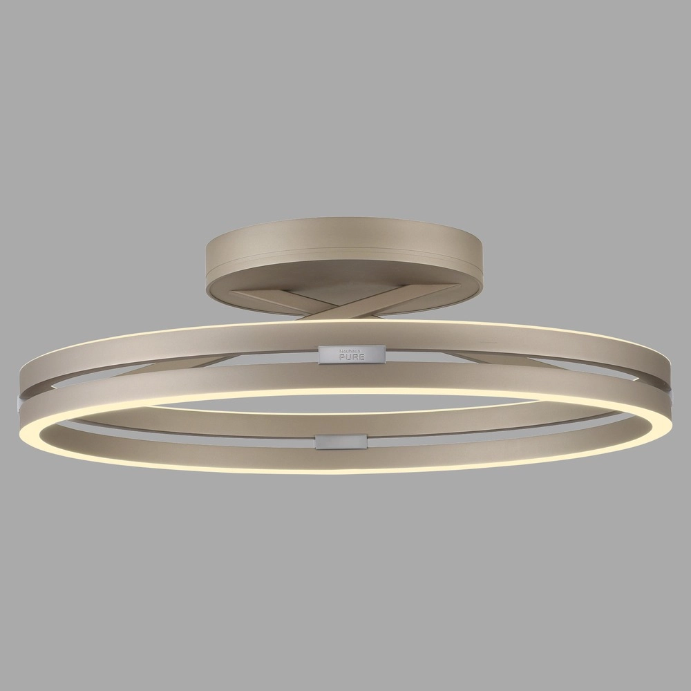 Lumière LED de plafond Pure Loop Ø 60 cm - bronce
