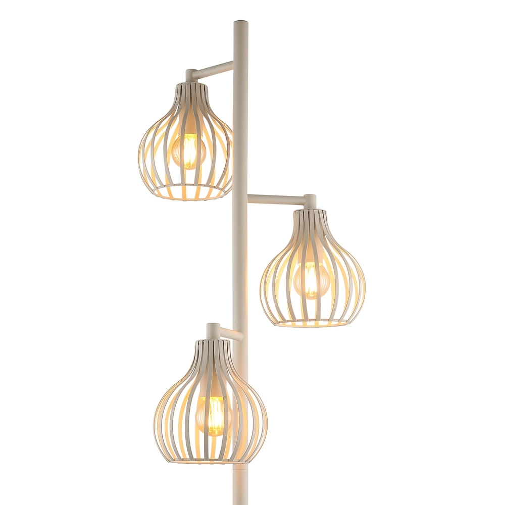 Lampe de pied à 3 lumières Mateo Crème Globo 9007371572236