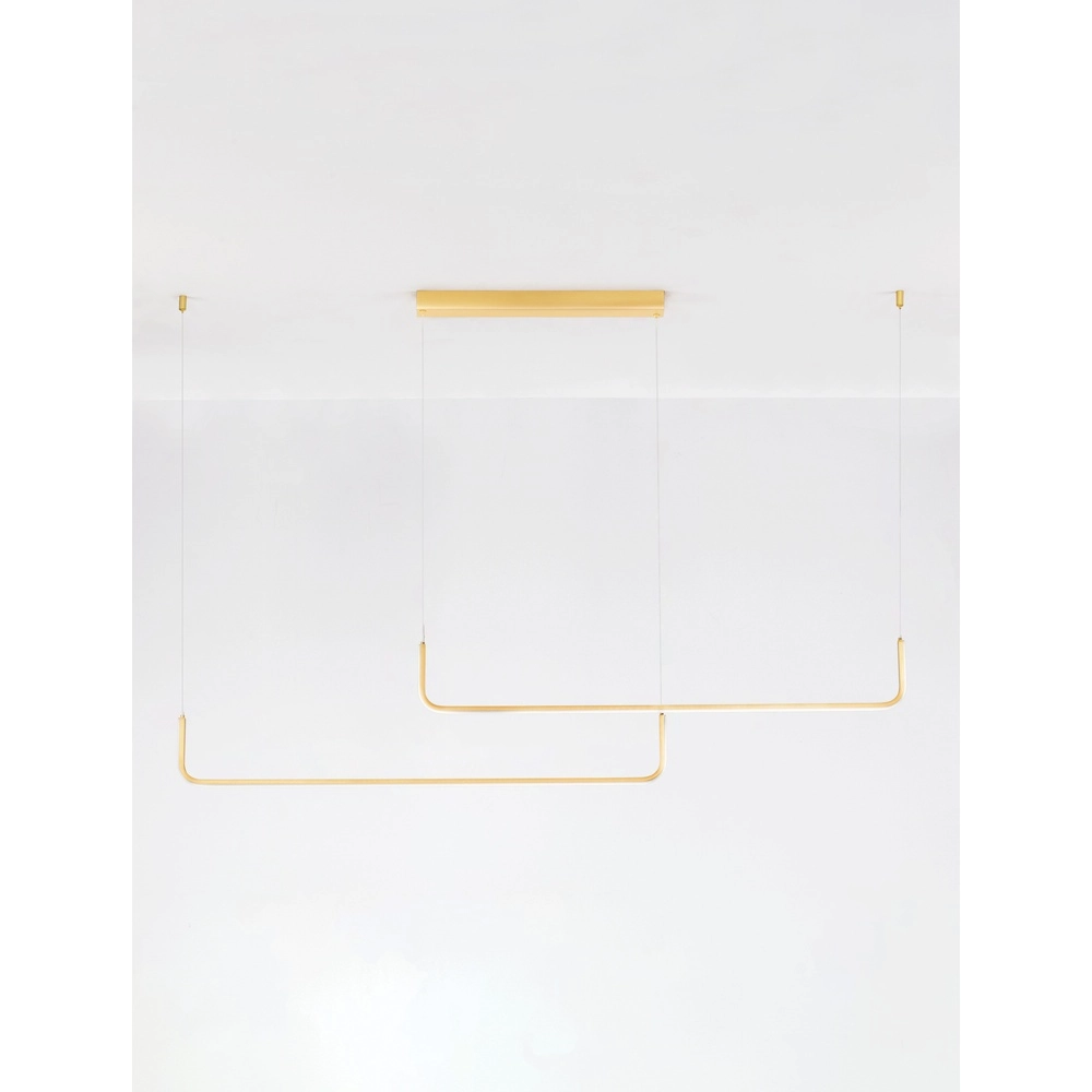 Suspension élégante Strita double or 3000K Lyora 5212017448408